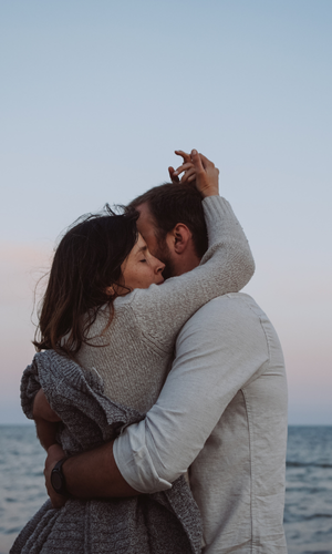 couple hugging